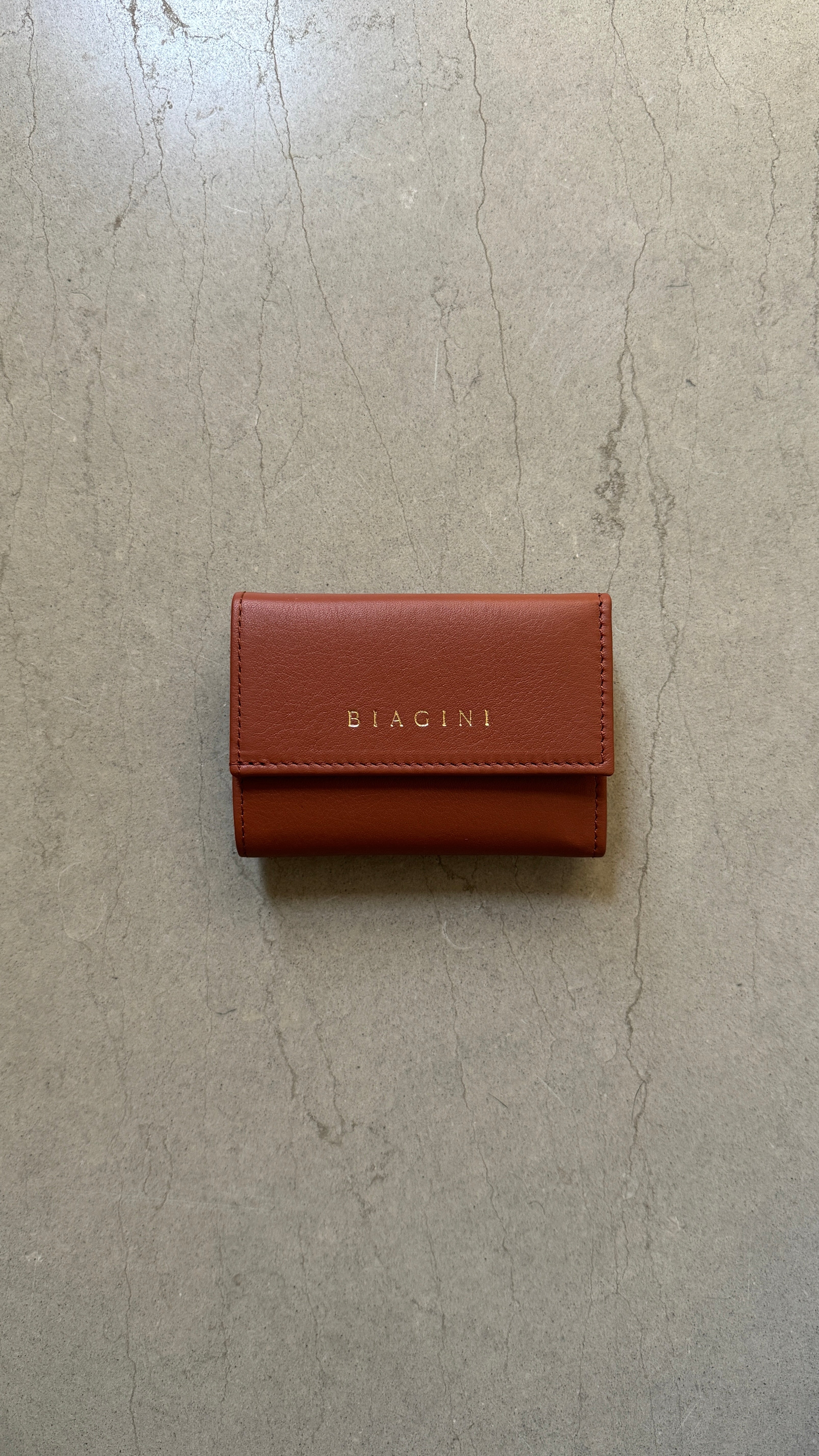 Mini Wallet Camel